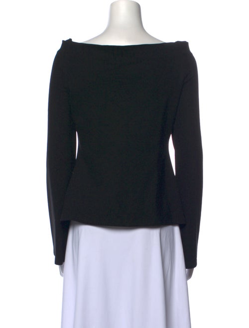 L'Agence Off-The-Shoulder Long Sleeve Top