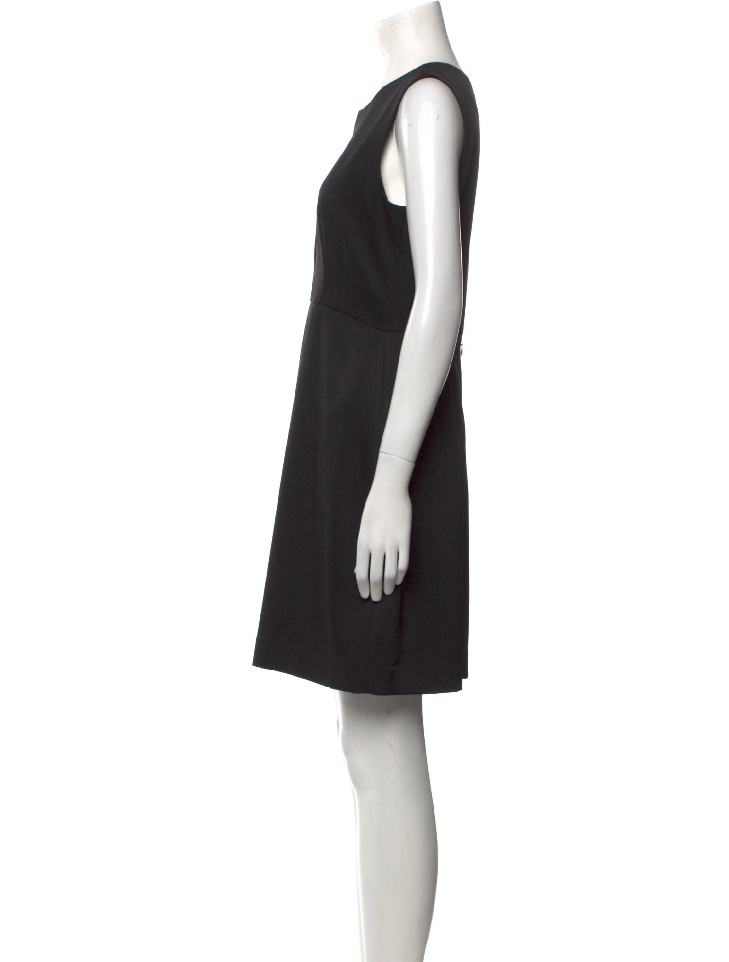 L'Agence Scoop Neck Mini Dress