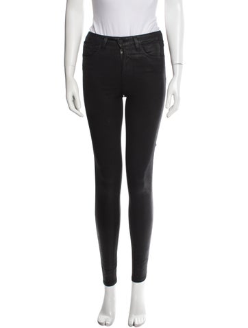 L'Agence Jeans Mid-Rise Skinny Leg XS