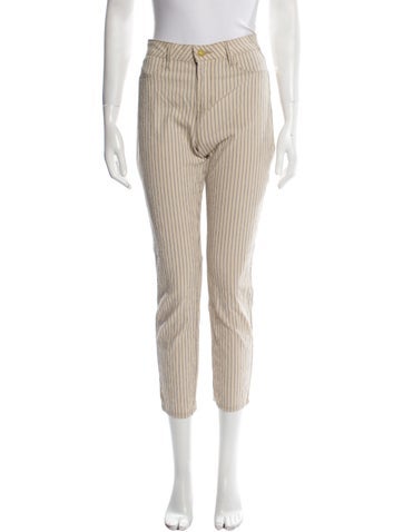 L'Agence Pants Striped Skinny Leg XS