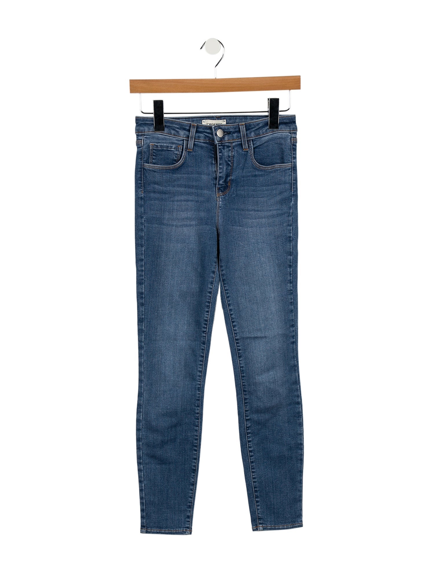 L'Agence Mid-Rise Skinny Leg Jeans