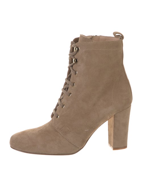 L'Agence Suede Lace-Up Boots