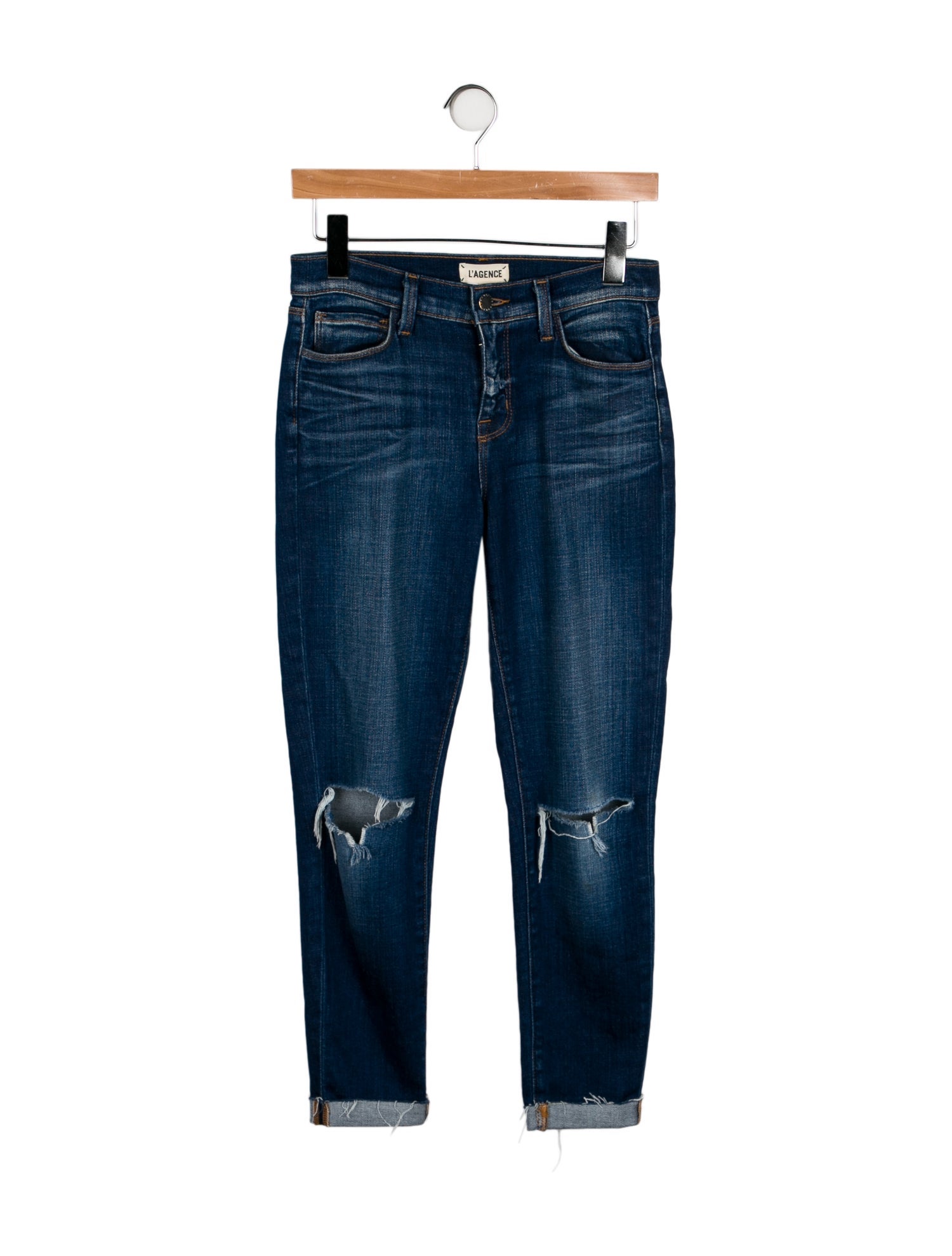 L'Agence Mid-Rise Skinny Leg Jeans