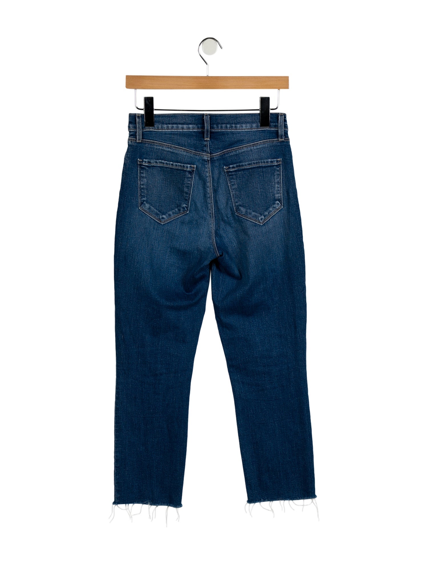 L'Agence Mid-Rise Straight Leg Jeans