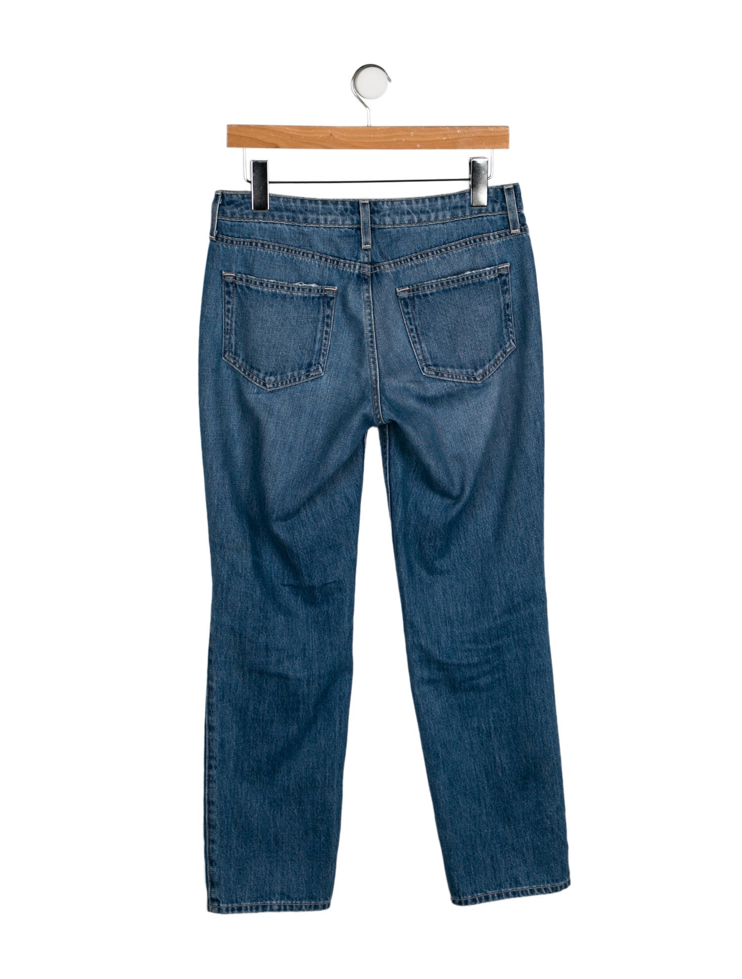 L'Agence High-Rise Straight Leg Jeans