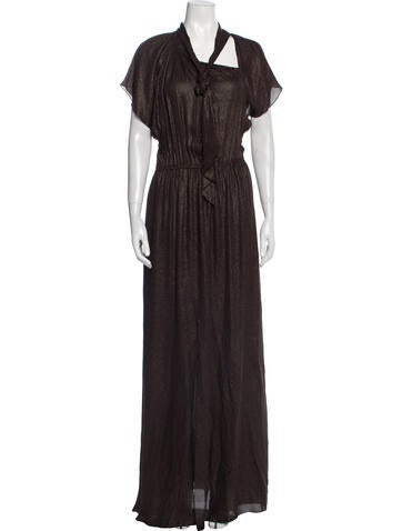 L'Agence Dresses Silk Long Dress US 2 | XS