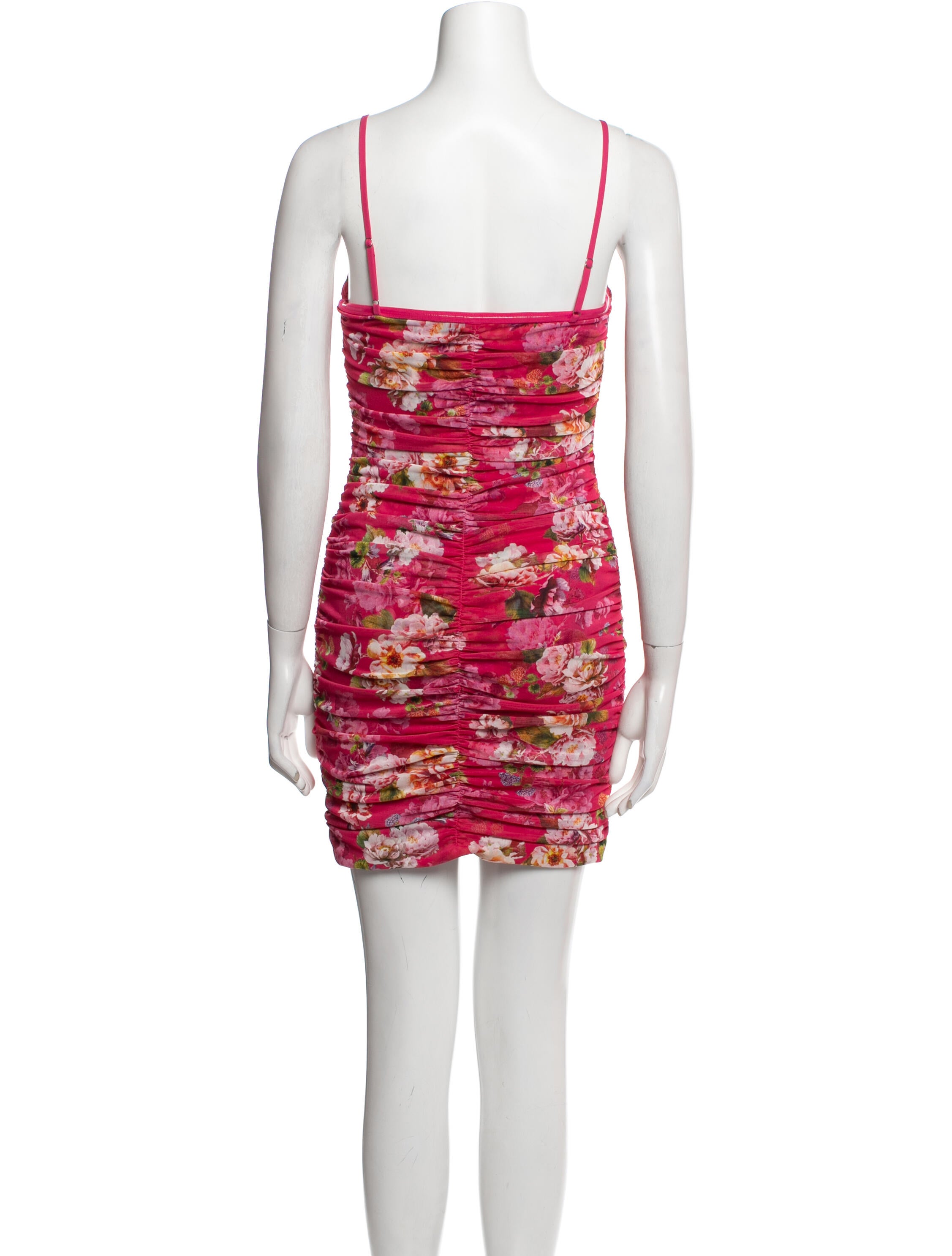 L'Agence Floral Print Mini Dress