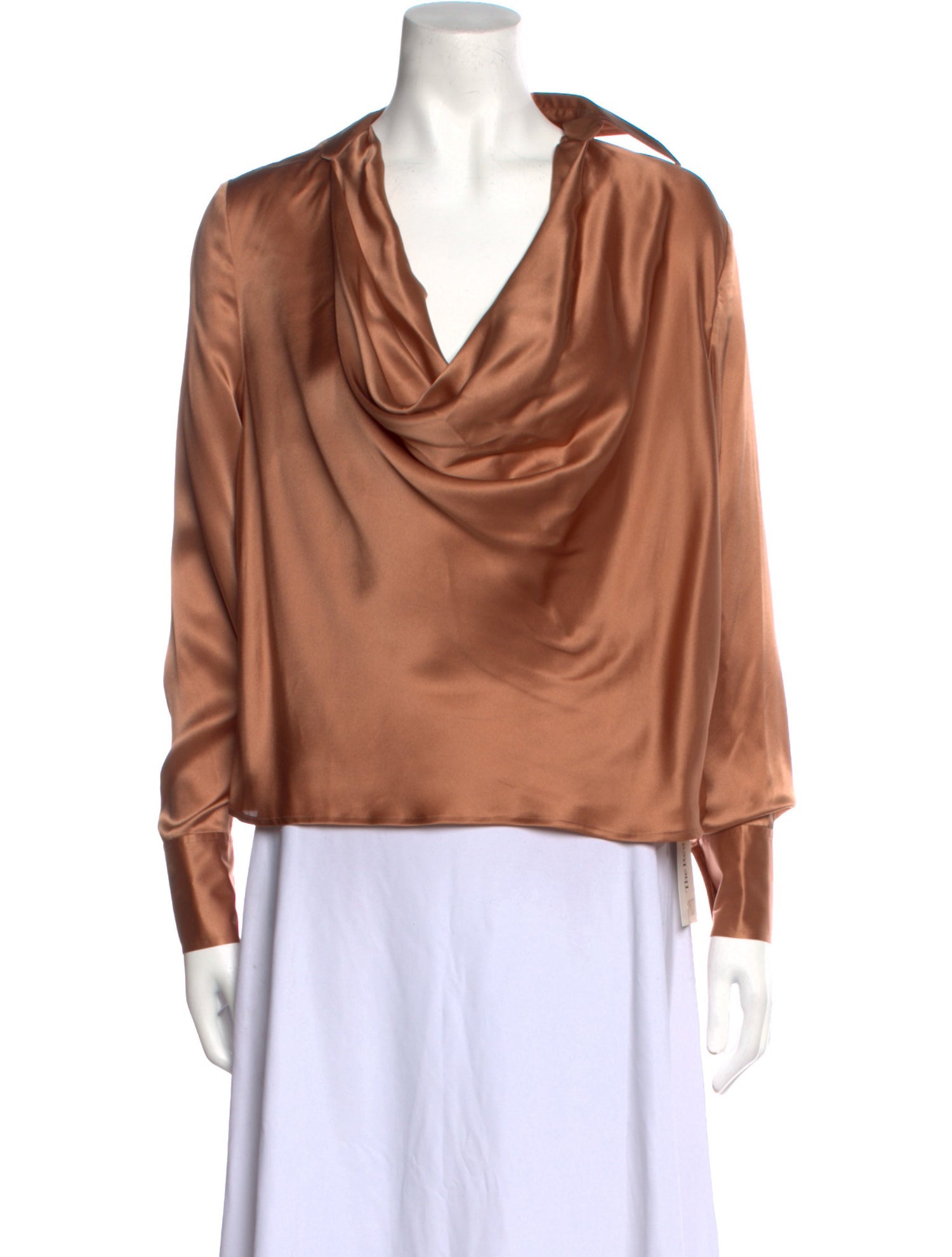 L'Agence Silk Cowl Neck Blouse w/ Tags