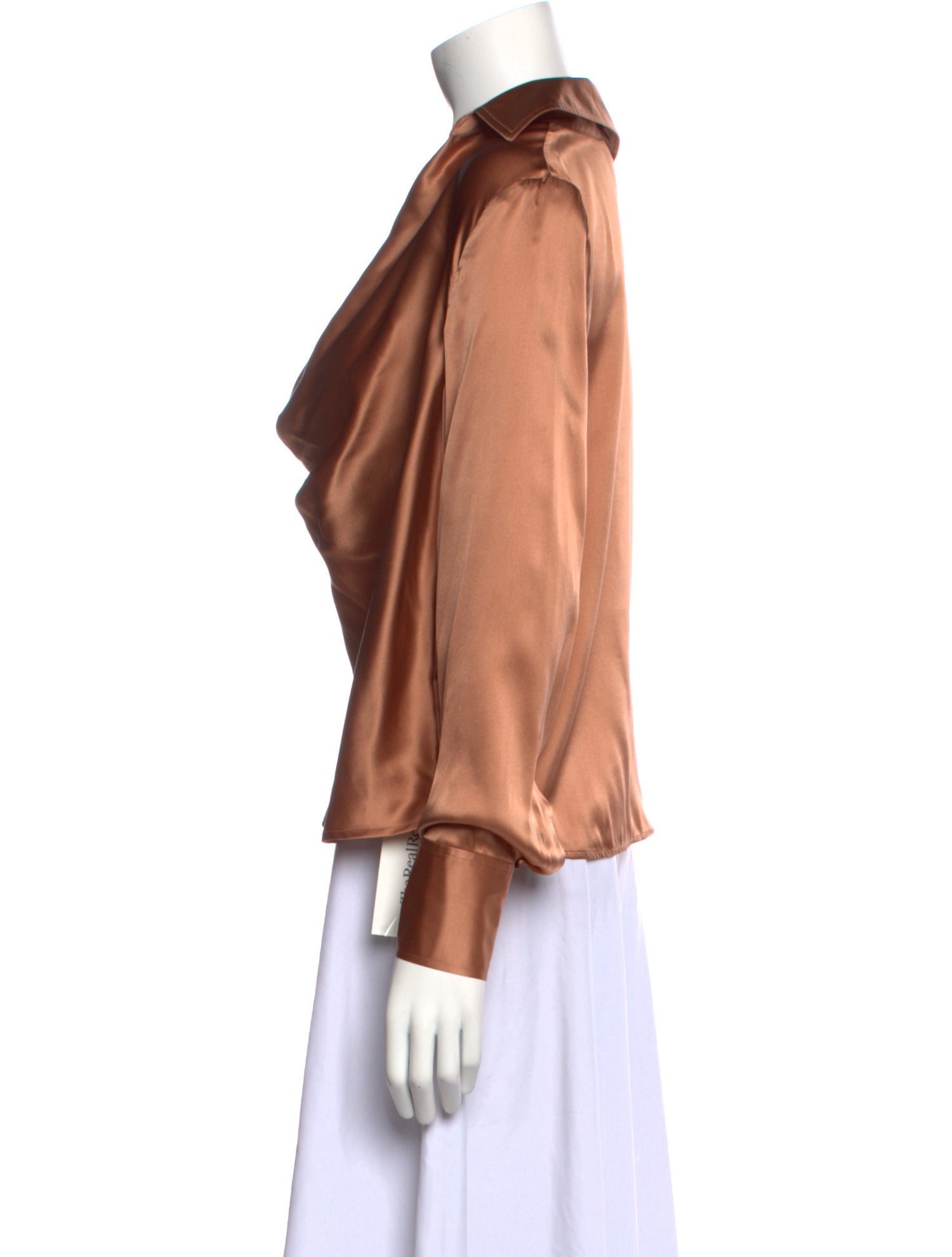 L'Agence Silk Cowl Neck Blouse w/ Tags