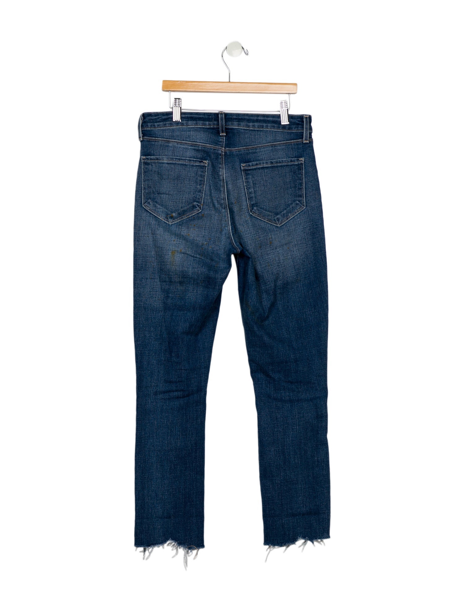 L'Agence Mid-Rise Straight Leg Jeans