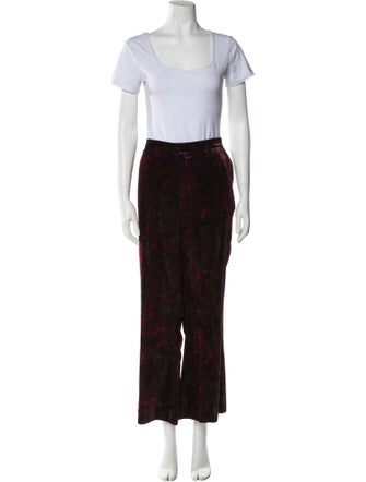 L'Agence Velvet Printed Pant Set