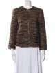 L'Agence Tweed Pattern Evening Jacket