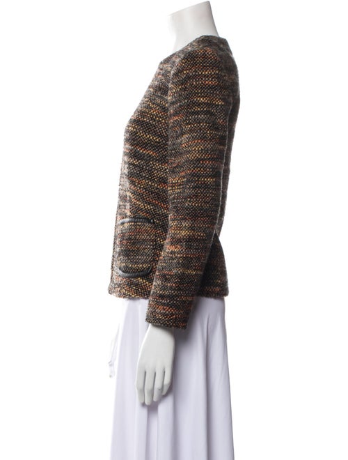 L'Agence Tweed Pattern Evening Jacket