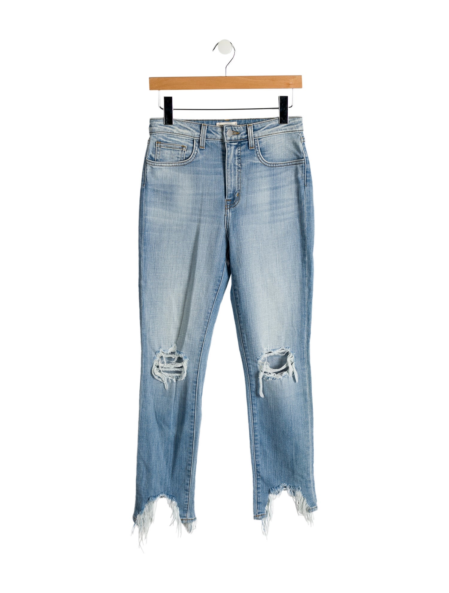 L'Agence High-Rise Straight Leg Jeans