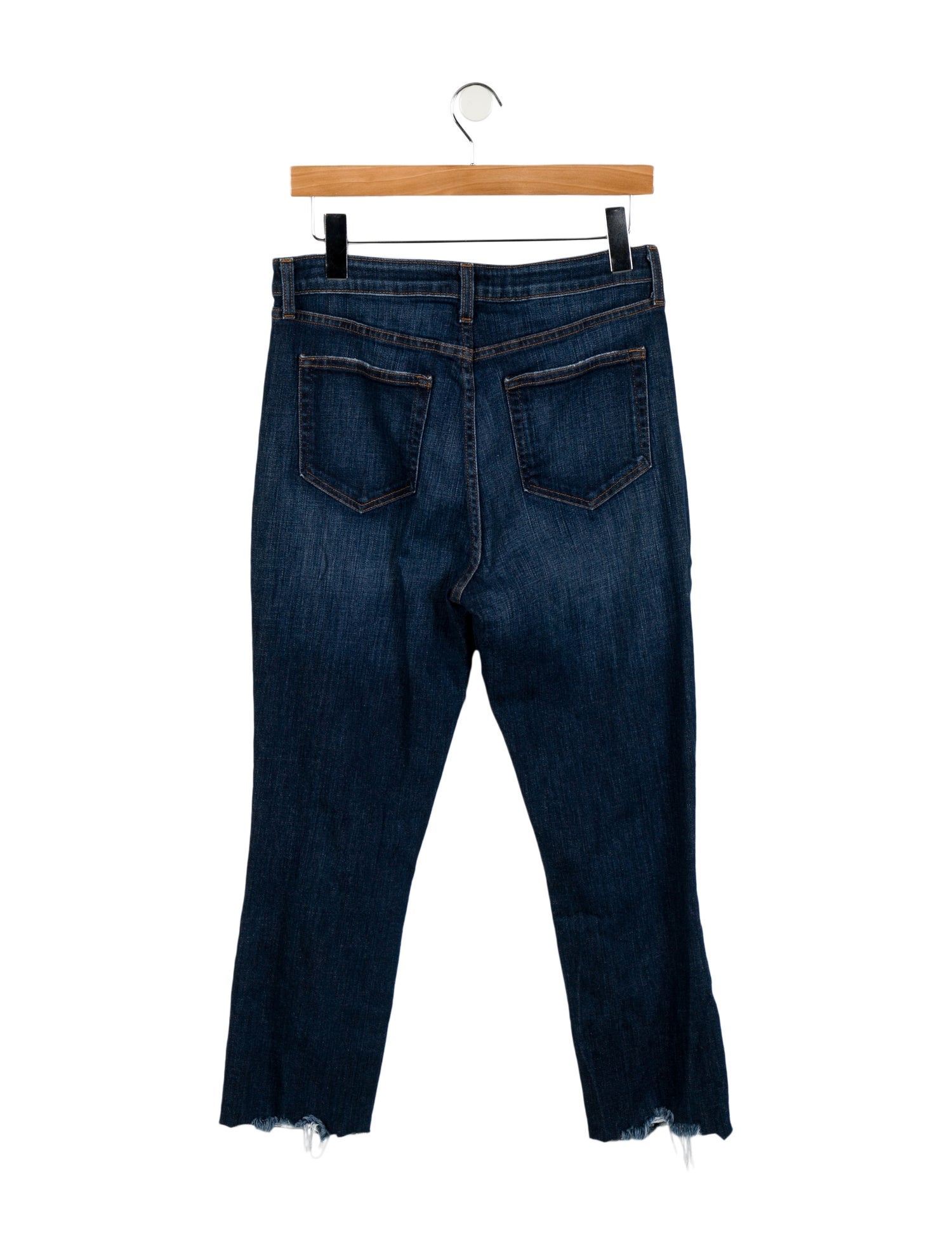 L'Agence High-Rise Straight Leg Jeans