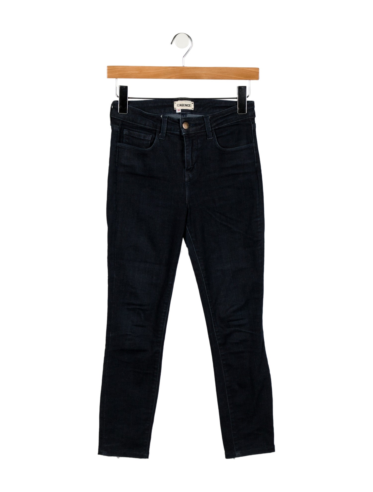 L'Agence Mid-Rise Skinny Leg Jeans