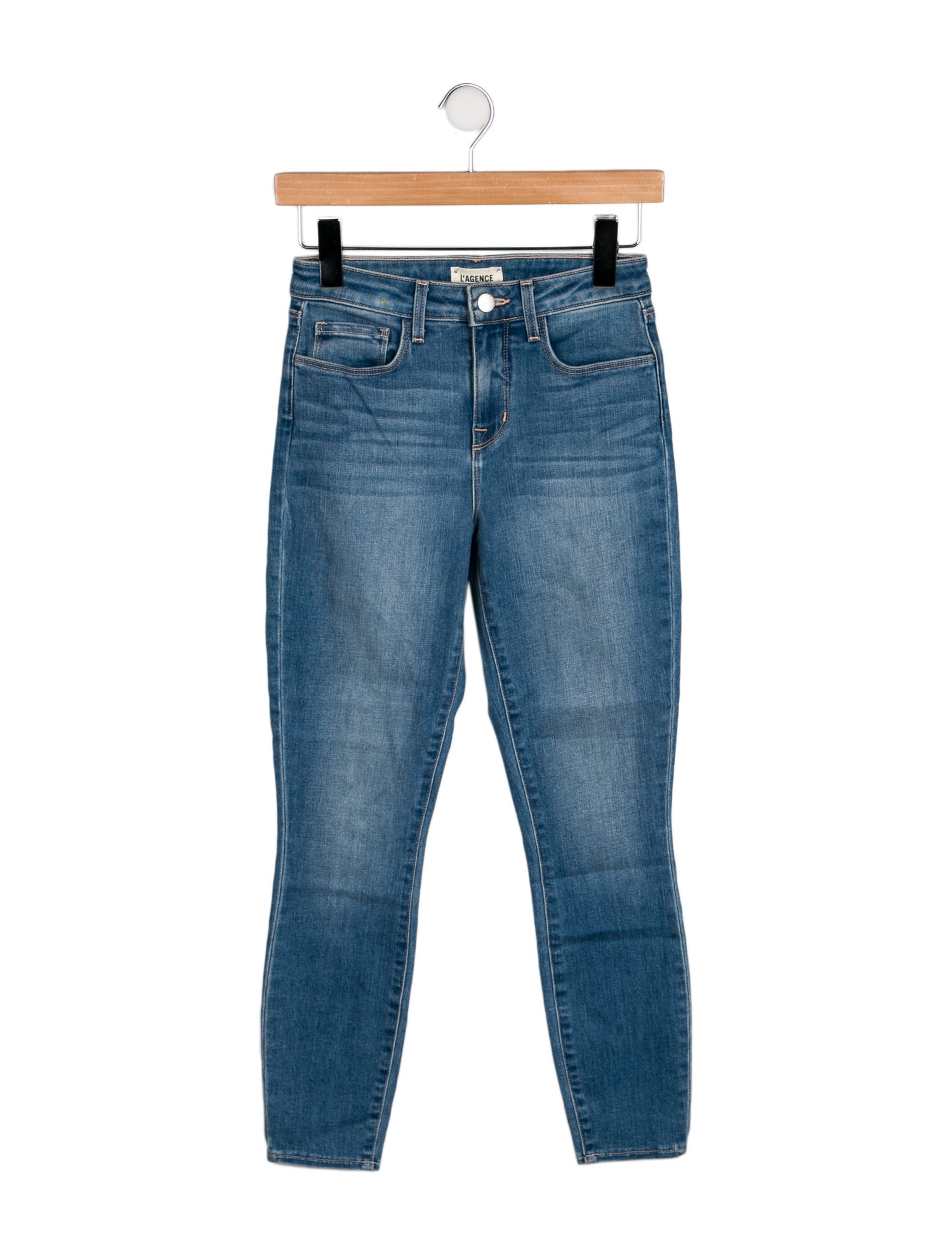 L'Agence Mid-Rise Skinny Leg Jeans