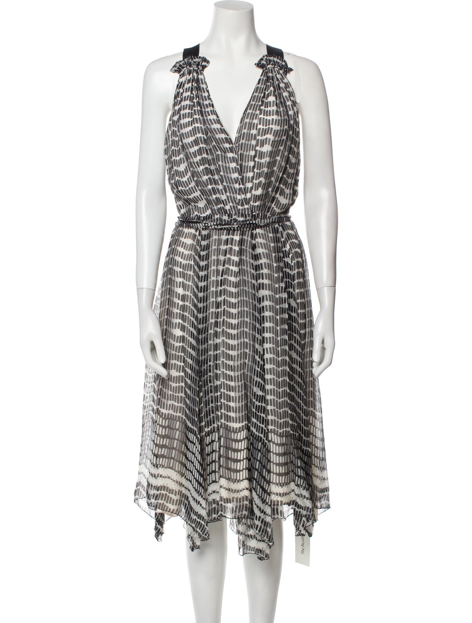 L'Agence Silk Long Dress