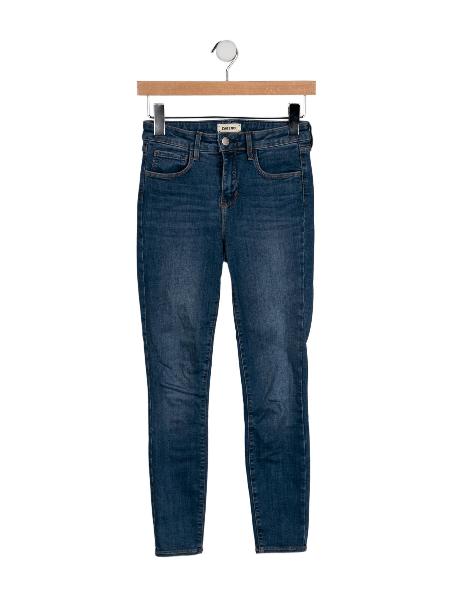L'Agence Mid-Rise Skinny Leg Jeans