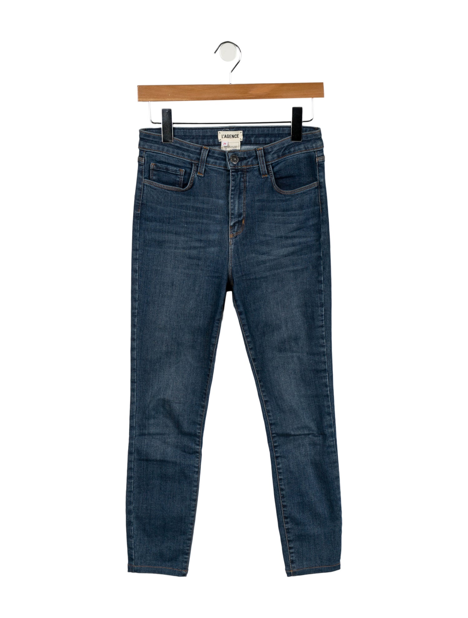 L'Agence Mid-Rise Skinny Leg Jeans