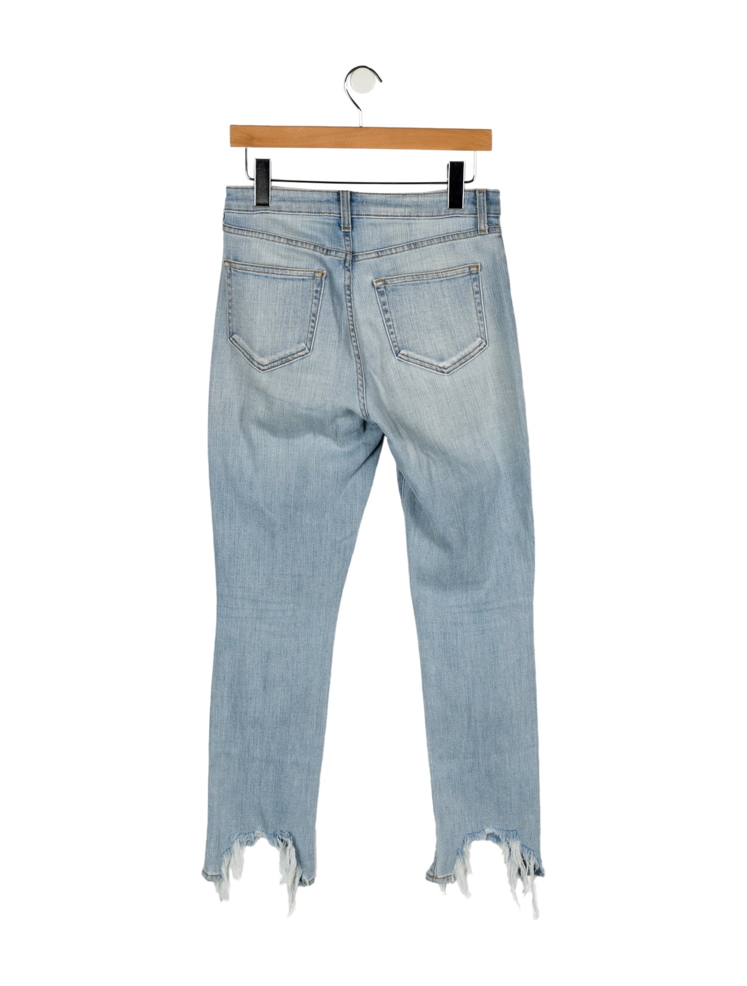 L'Agence Mid-Rise Straight Leg Jeans