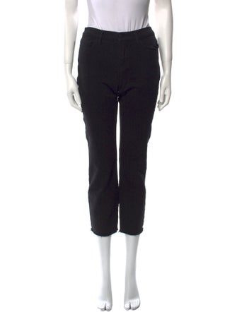 L'Agence Mid-Rise Straight Leg Jeans