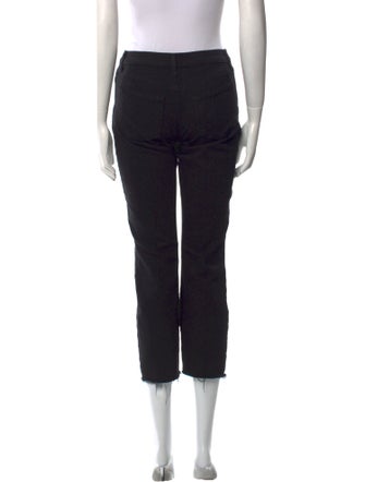 L'Agence Mid-Rise Straight Leg Jeans