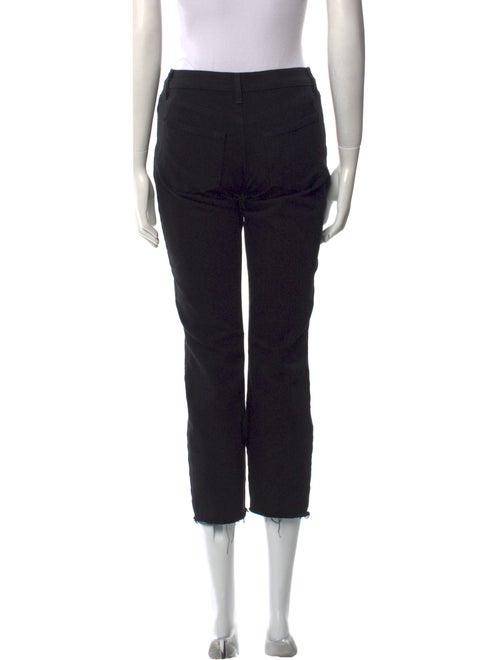 L'Agence Mid-Rise Straight Leg Jeans