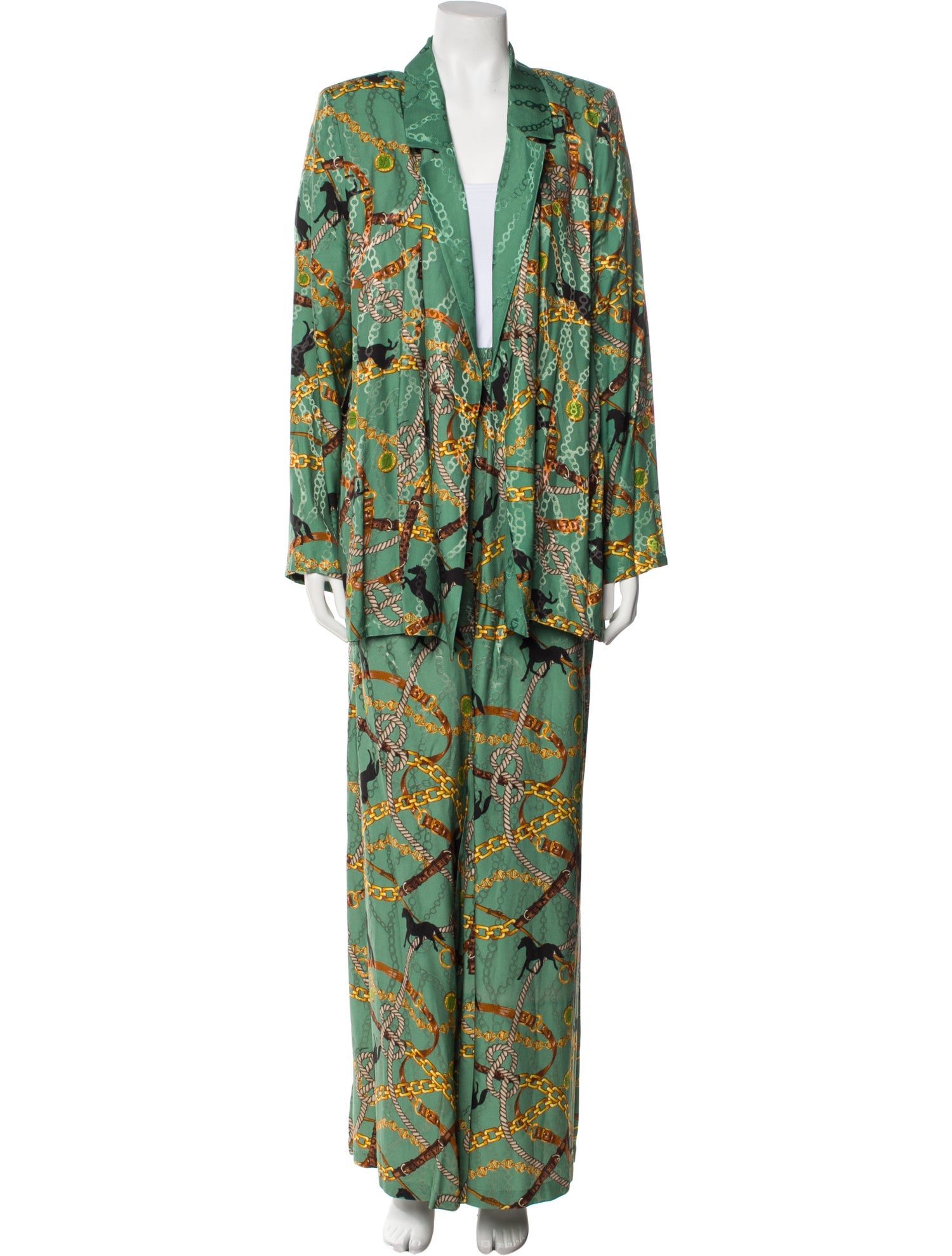 L'Agence Printed Pantsuit