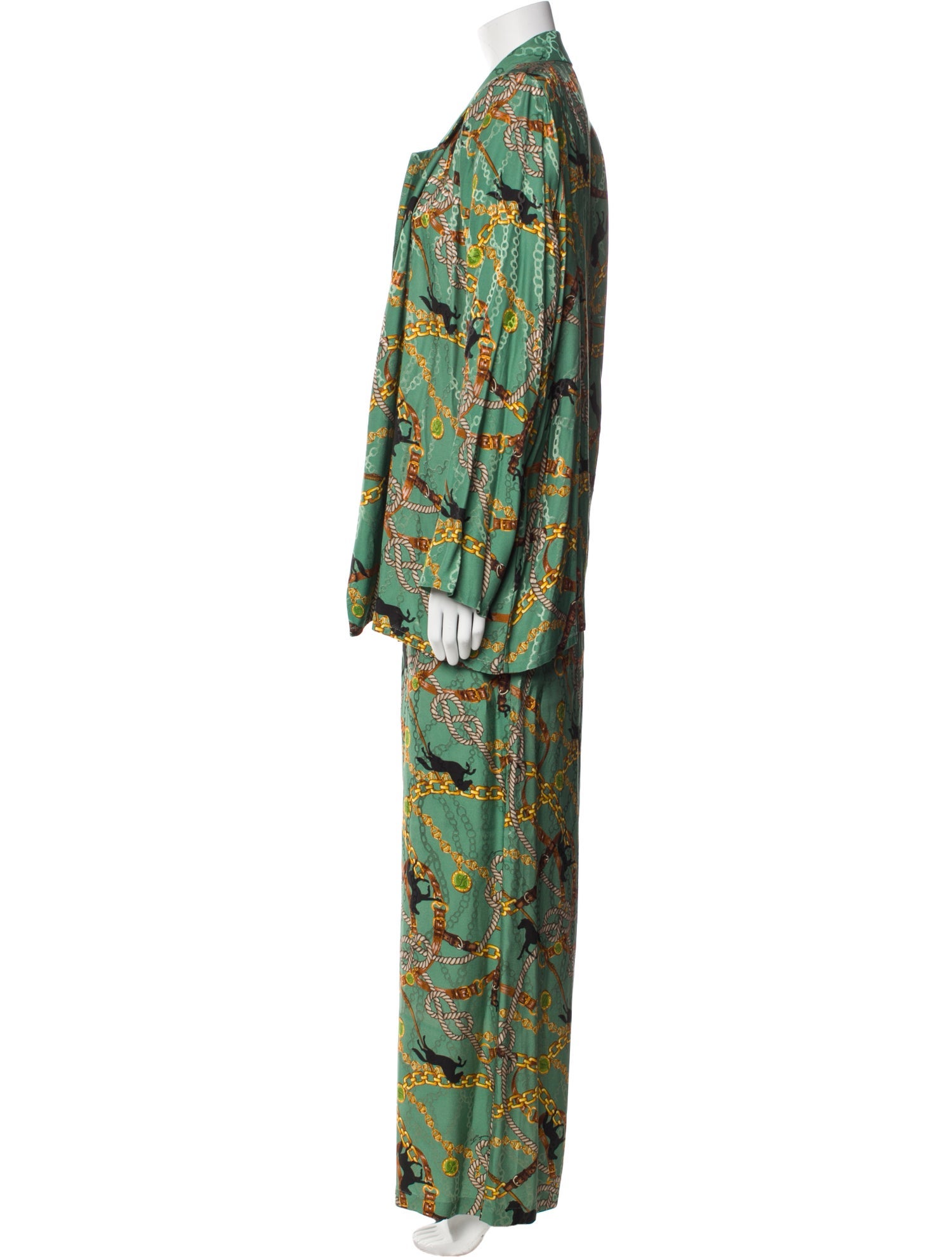 L'Agence Printed Pantsuit