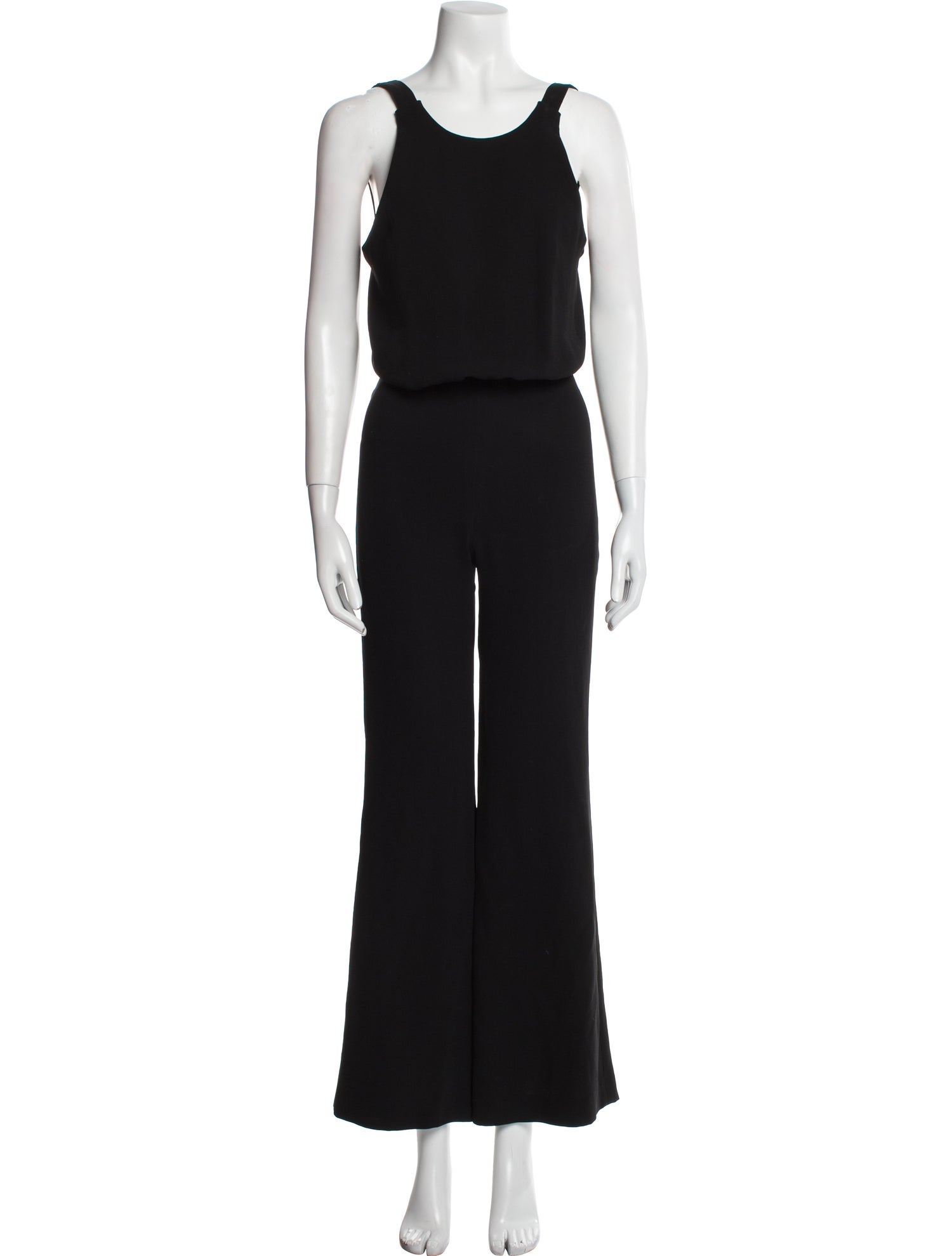 L'Agence Silk Scoop Neck Jumpsuit