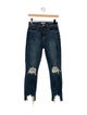 L'Agence Mid-Rise Straight Leg Jeans