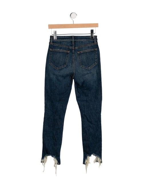 L'Agence Mid-Rise Straight Leg Jeans