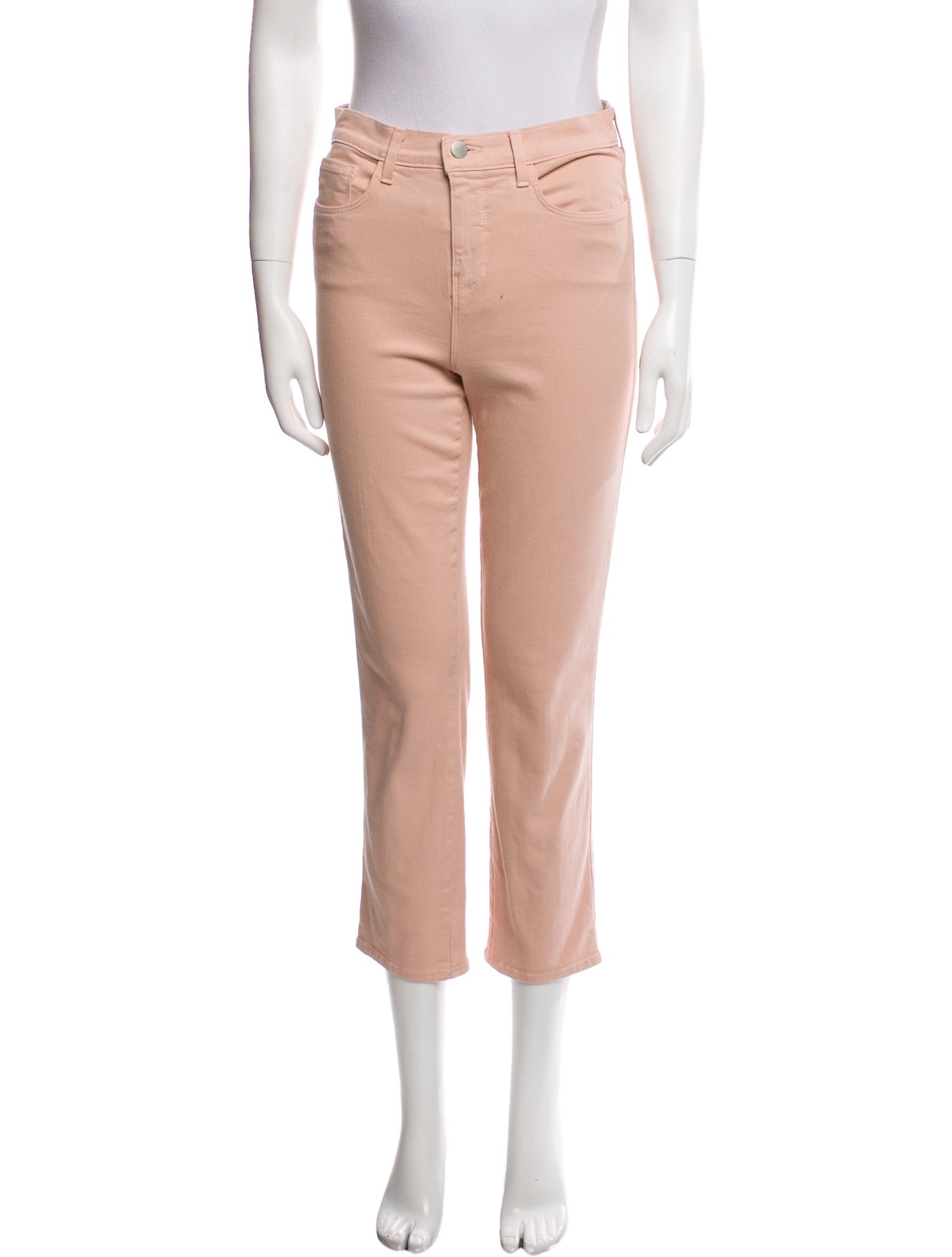 L'Agence Mid-Rise Straight Leg Jeans