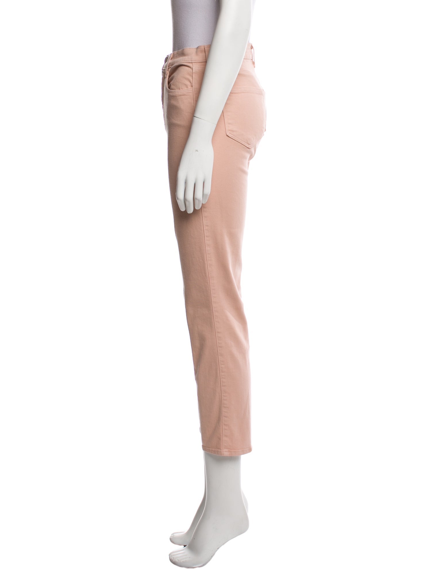 L'Agence Mid-Rise Straight Leg Jeans