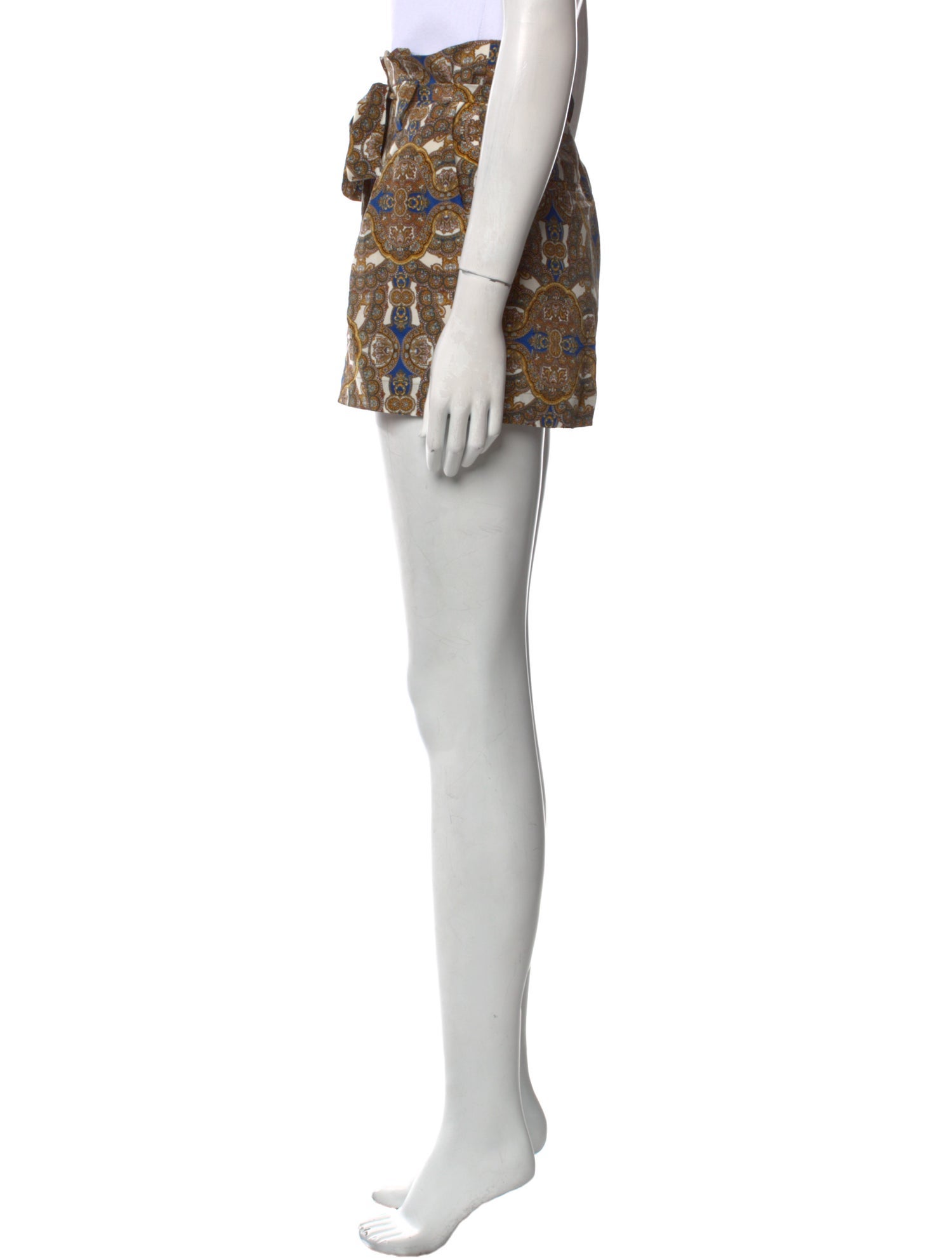 L'Agence Silk Mini Shorts