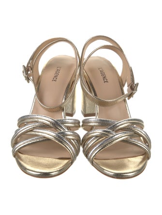 L'Agence Leather Sandals