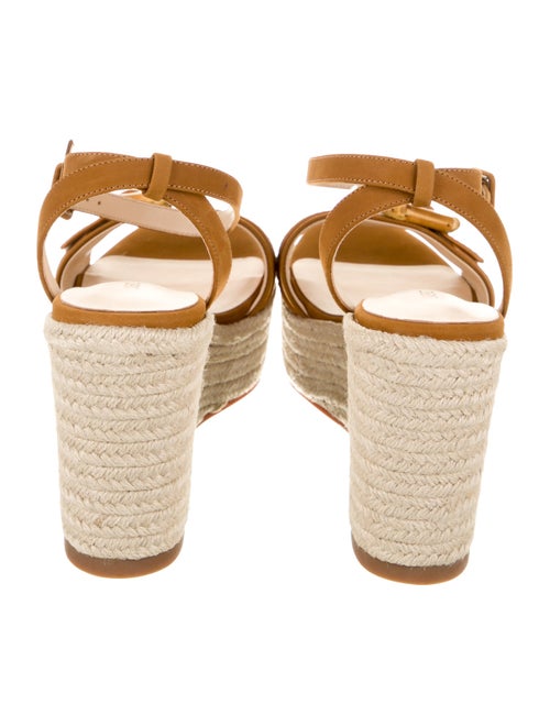 L'Agence Suede Embroidered Accent Espadrilles