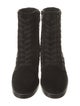 L'Agence Suede Printed Combat Boots