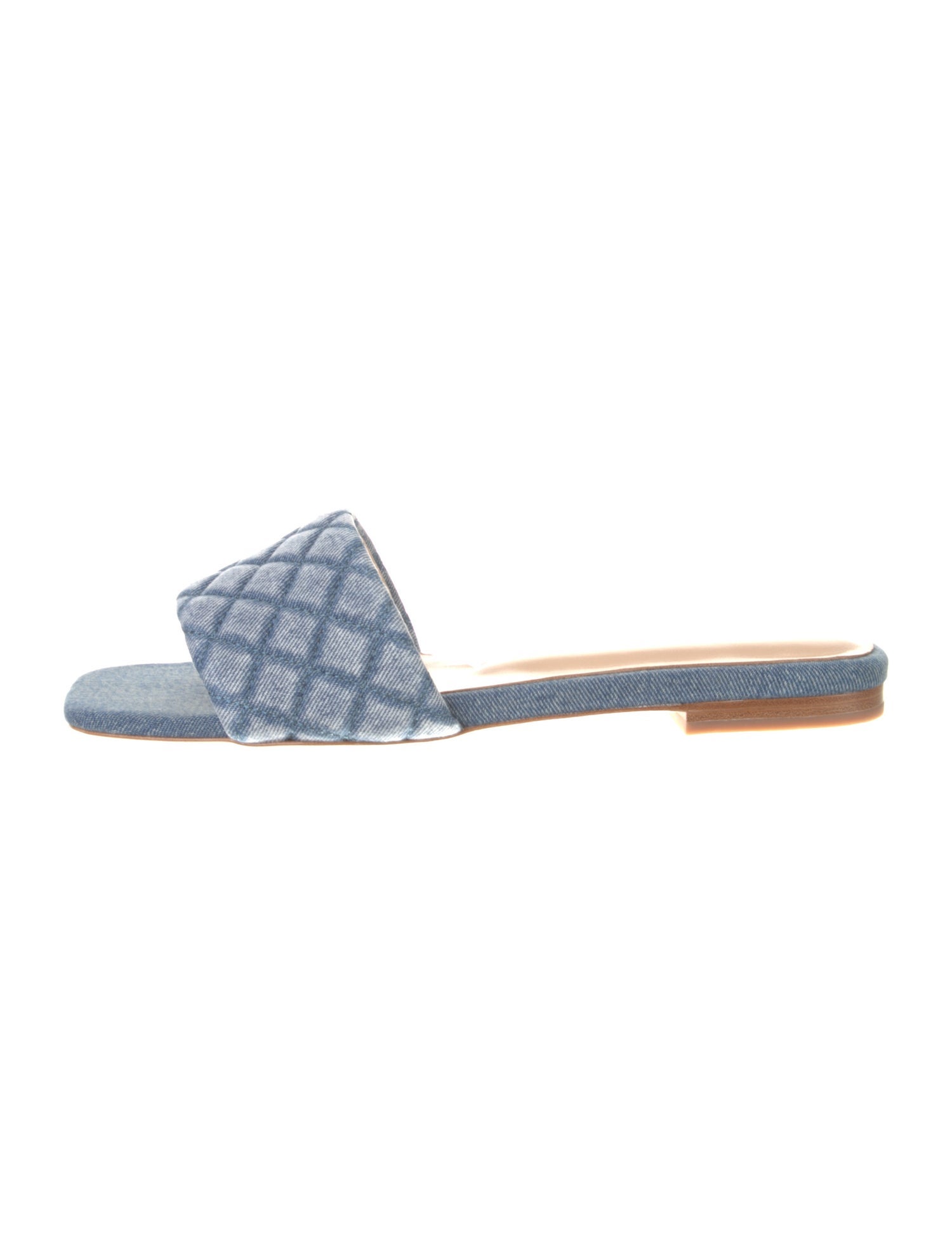 L'Agence Denim Printed Slides