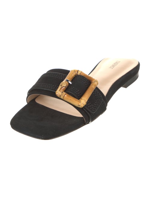 L'Agence Leather Slides