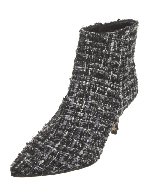 L'Agence Tweed Pattern Boots