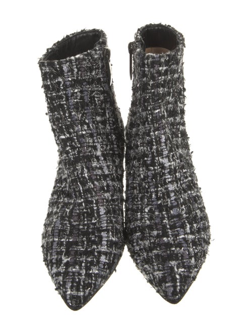 L'Agence Tweed Pattern Boots