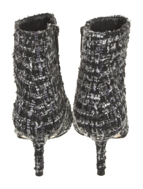 L'Agence Tweed Pattern Boots