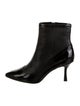 L'Agence Leather Scalloped Accent Boots