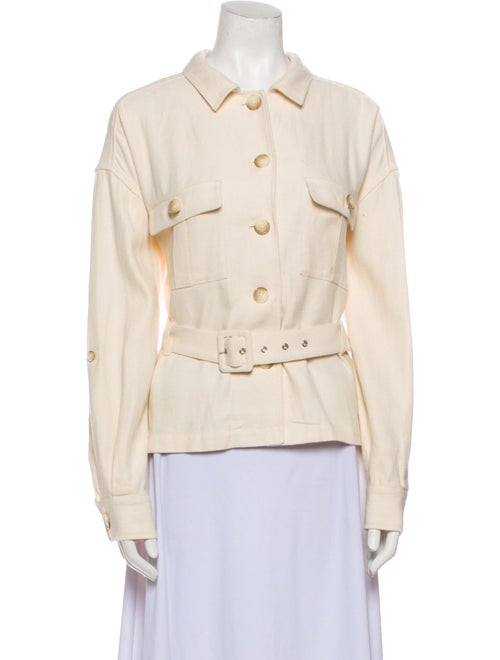 L'Agence Linen Denim Jacket