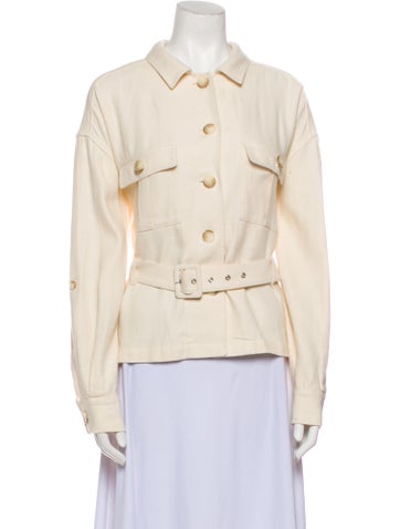 L'Agence Jackets Linen Denim Jacket US 6 | M