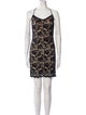 L'Agence Lace Pattern Mini Dress