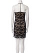 L'Agence Lace Pattern Mini Dress