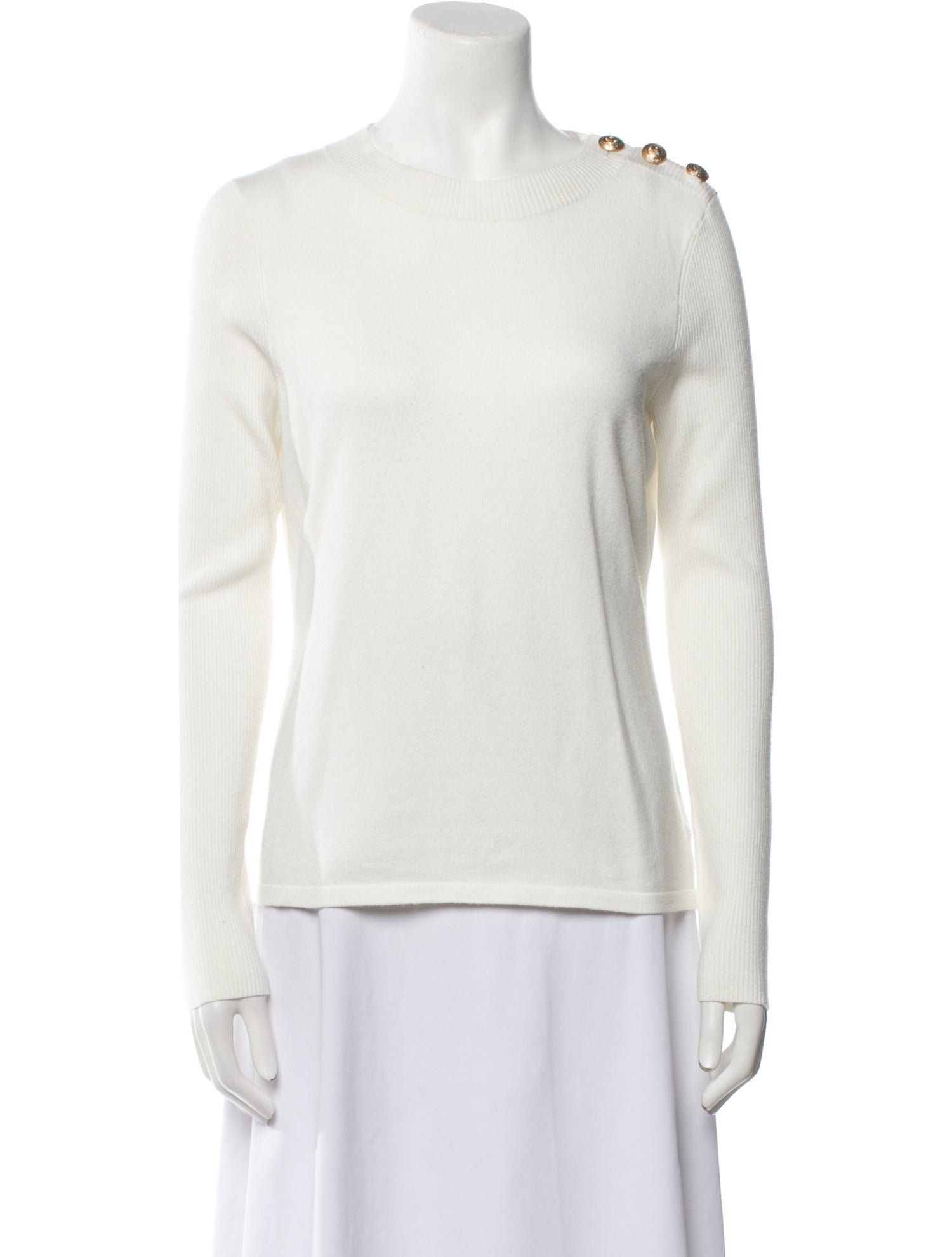 L'Agence Scoop Neck Sweater
